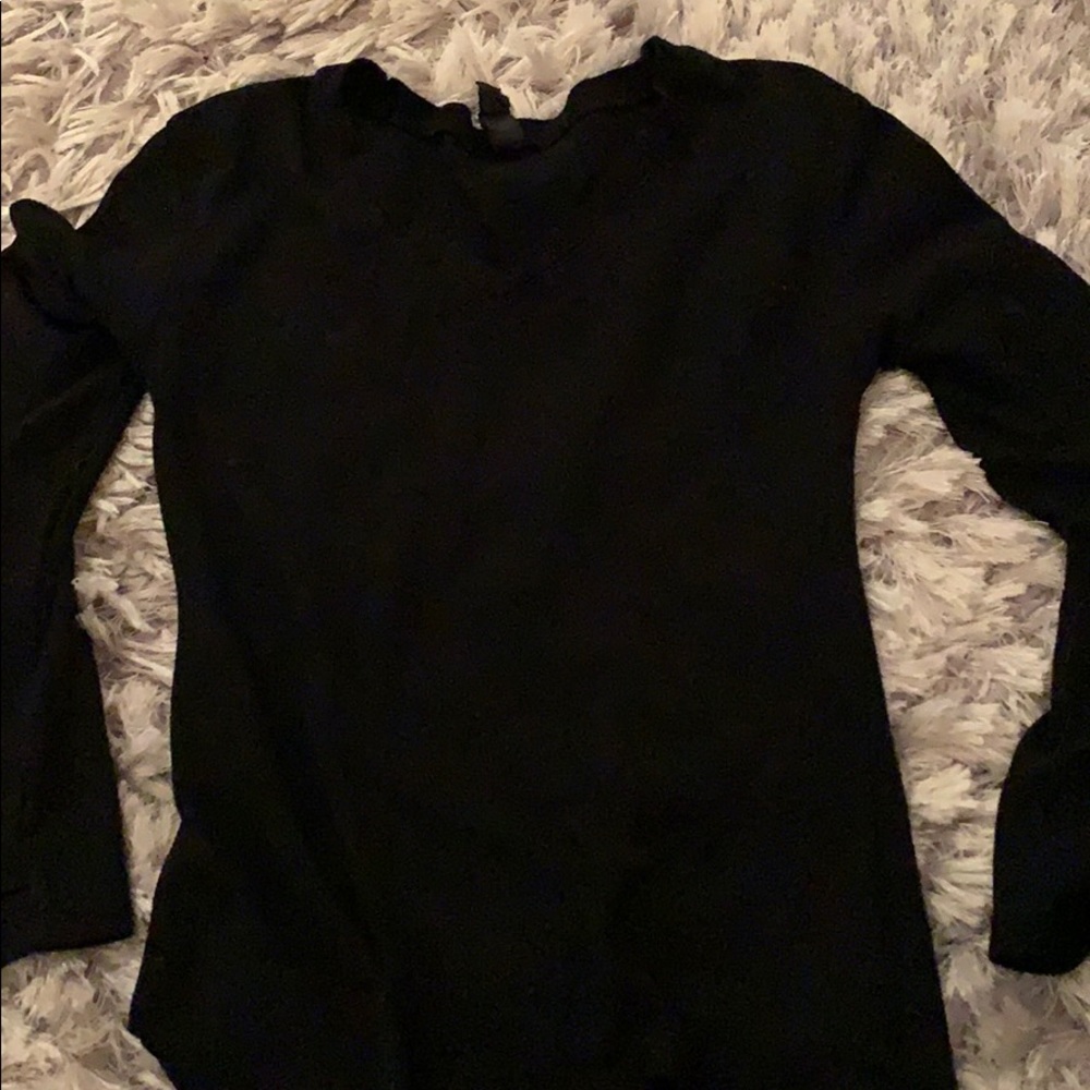 FIREHOUSE TWEEN O/S V NECK LS YUMMY TOP